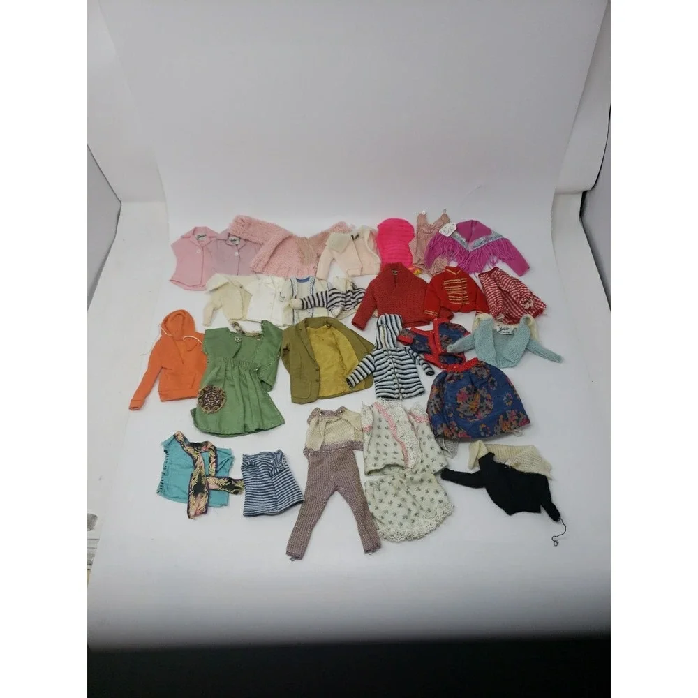 Vintage Barbie and Ken Tops Lot 21 Tops 4 Outfits 1960s Mattel Clothing
